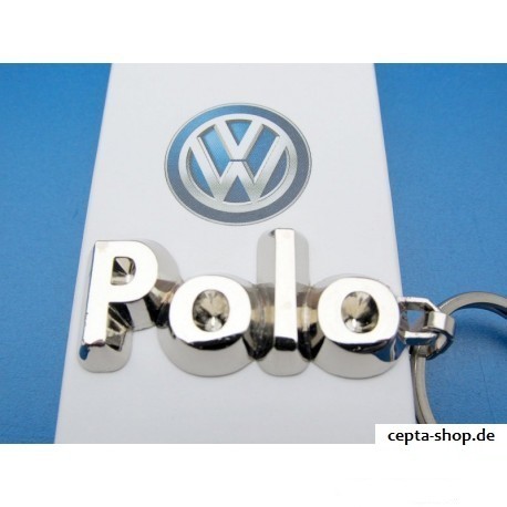 VW POLO lettering keychain ORIGINAL