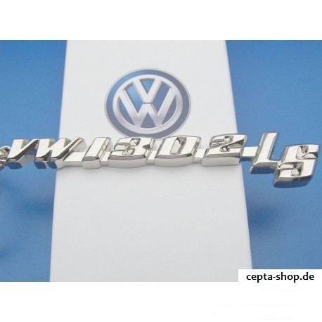 VW Beetle 1302 LS Keychain lettering