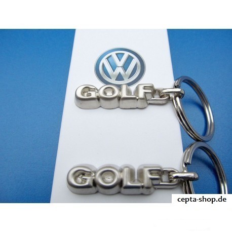 VW GOLF Keychain lettering