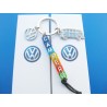 VW Bus Bulli Camper Keychain Set 5 pieces