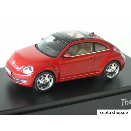 VW Beetle  in 1:43 from Schuco   red   VOLKSWAGEN   NEW 445577