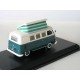 VW Käfer 1200 Schuco 1:43 + Brezel blau Beige +  VOLKSWAGEN 450389000