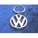 VOLKSWAGEN VW Keychain round silver