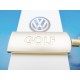 VW GOLF Schlüsselanhänger Design graviert