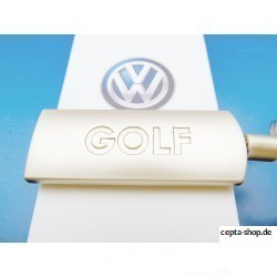 VW GOLF Keychain engraved