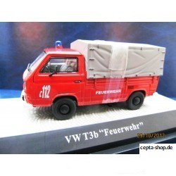 VOLKSWAGEN VW T3 b Pritsche Feuerwehr Modellauto 1:43 von Premium Classixxs