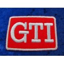 GTI / Patch/ Sticker red for VW Golf, Polo, Passat, Scirocco
