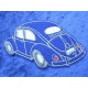 VOLKSWAGEN VW Beetle Patches Sticker Patch Ovali Blue