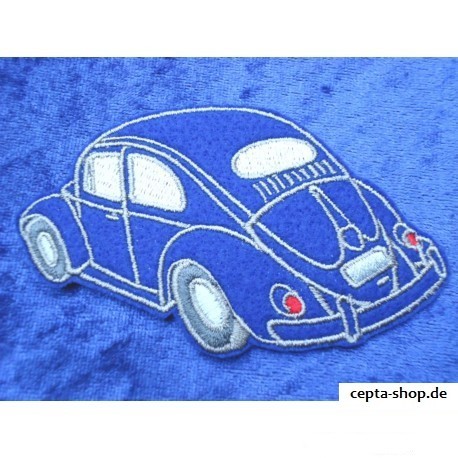 VW Beetle Patches Sticker Patch Ovali Blue