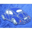VOLKSWAGEN VW Beetle Patches Sticker Patch Ovali Blue