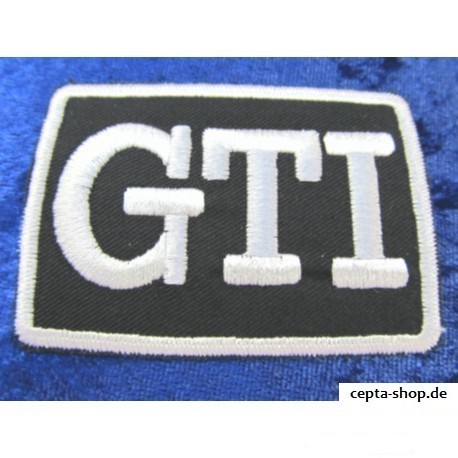 VW GTI Aufnäher schwarz