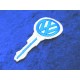 VW "key" Patch Sticker blue / gray silver