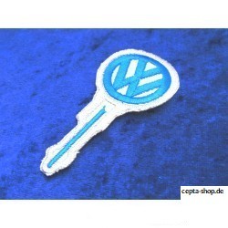 VW "key" Patch Sticker blue / gray silver