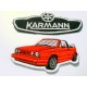 VW Patches Set KARMANN & Golf 1 Cabrio