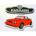 Aufnäher Set KARMANN & Golf 1 Cabrio