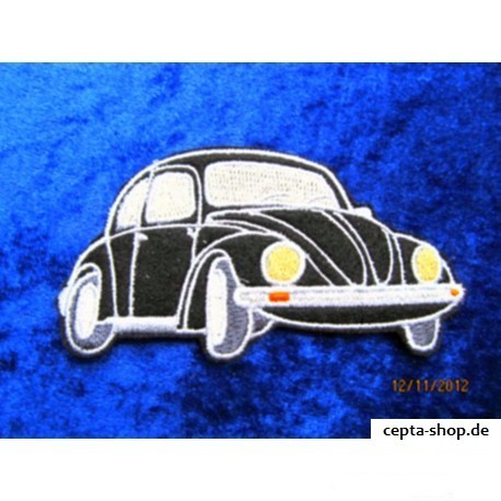 VW Käfer Aufnäher rechts Front blau