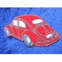 VOLKSWAGEN VW Beetle Patches Sticker Patch Ovali Red