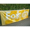 VOLKSWAGEN VW Fox flag ORIGINAL yellow / white