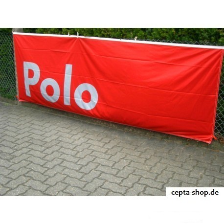 VW POLO banner / flag red/white ORIGINAL