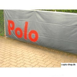 VW POLO banner / flag in gray red