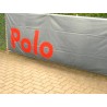VW POLO banner / flag in gray red