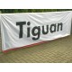 VOLKSWAGEN VW Tiguan flag white / gray 3x1m