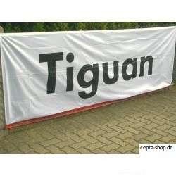 VW Tiguan Ensign flag white / gray 3x1m
