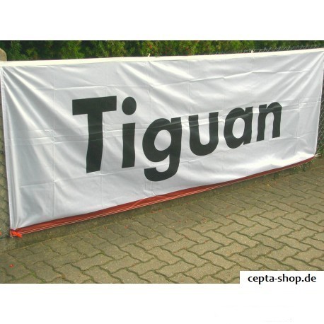 VW Tiguan Ensign flag white / gray 3x1m