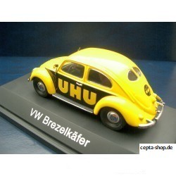 VW Beetle 1200 Brezelkäfer with UHU Advertising