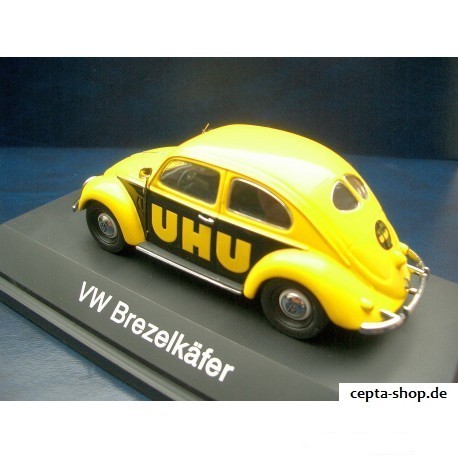 VW Beetle 1200 Brezelkäfer with UHU Advertising