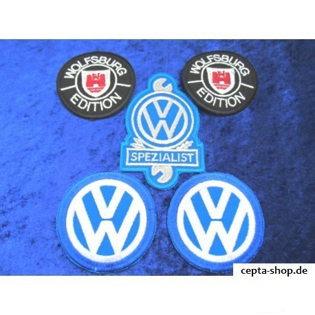 VW Patches Set - 5 pieces as a supporter package