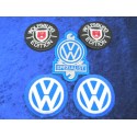 VOLKSWAGEN VW Aufnäher Set - 5 Stück als Fan Paket