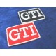 VW Golf GTI Pirelli Patches red / black (2 pieces)