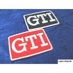 VW Golf GTI Pirelli Patches red / black (2 pieces)