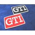 VW Golf GTI Pirelli Patches red / black (2 pieces)