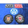 VW set of 5 GTI Hannover Wolfsburg Edition Patch Sticker
