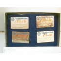 VW VOLKSWAGEN CLUB Pin Set, with 2 production errors very rarely
