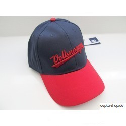 VW Basecap Cap VOLKSWAGEN in blue / red