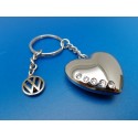 VW Heart Swarovskikeyring Golf, Polo,Tiguan, Passat, Beetle, Bus