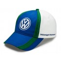 VOLKSWAGEN VW Motorsport Cap blue green white ORIGINAL