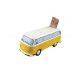 VW T2 Bus Bulli Bully Spardose - ORIGINAL-  + gelb +  NEU