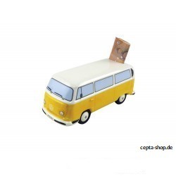 VW T2 Bulli Bus moneybox yellow ORIGINAL