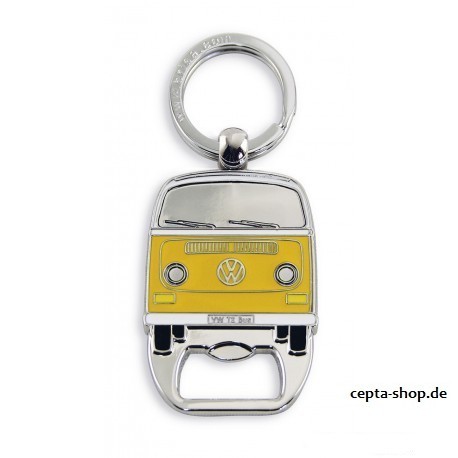 VW T2 Bus Keychain with Bottle Opener - ORANGE