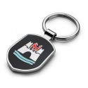 VOLKSWAGEN VW coat of arms keychain - ORIGINAL black from the city of Wolfsburg
