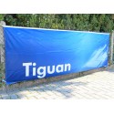 VW Tiguan banner flag black-white-red ORIGINAL