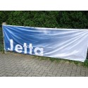 VOLKSWAGEN VW JETTA Fahne  / Flagge, blau  Das ORIGINAL !!  links1 x 3 Meter