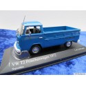 VW T2b Flatbed in neptune blue 1:43