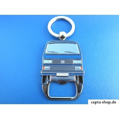 VW T2 Bus Keychain with Bottle Opener - ORANGE