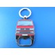 VW T3 Bus Keychain with Bottle Opener - blue