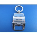 VW T3 Bus Keychain with Bottle Opener - white